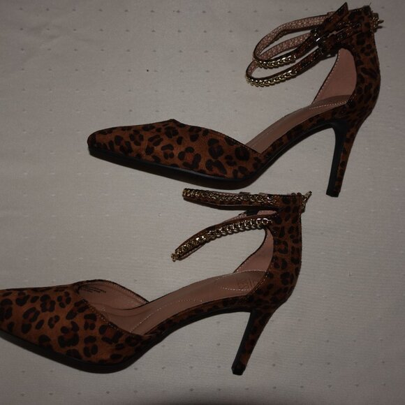 BRAND NEW GORGEOUS MOOTSIES TOOTSIES WOMENS DRESS SHOES PUMPS BROWN SIZE 9M - Picture 4 of 8